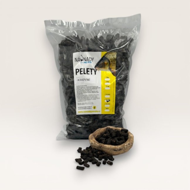 Pelety - 8 mm - Hmotnost: 1,0 kg, Velikost: 8 mm, Příchuť: Extra pikantní