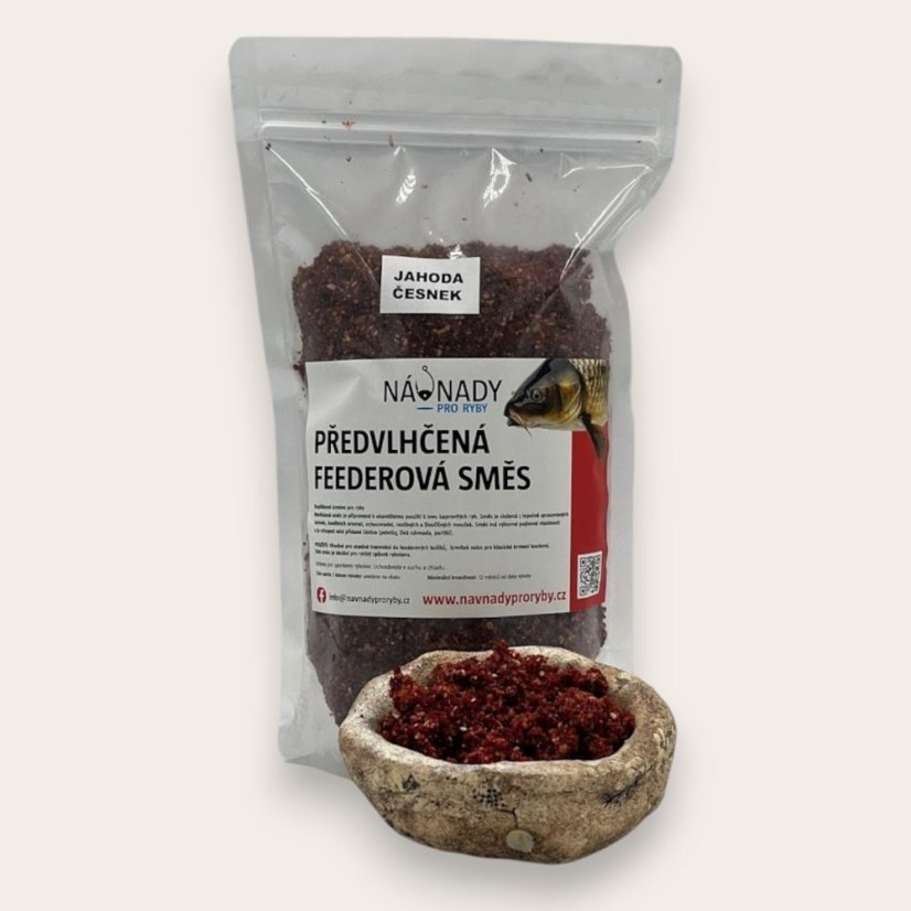 Předvlhčená směs JAHODA/ČESNEK - Hmotnost: 1,3 kg