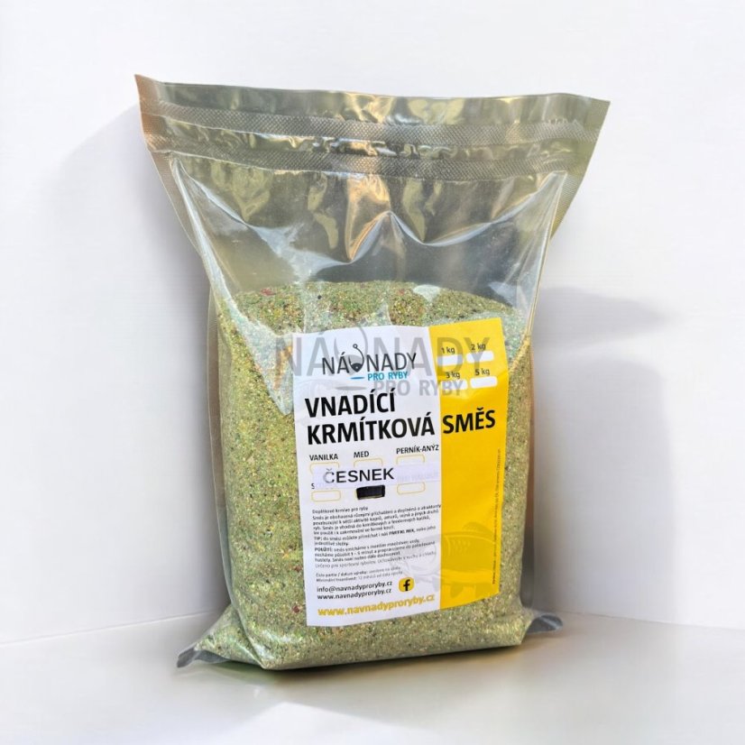 Vnadící krmítková směs - ČESNEK - Hmotnost: 1,0 kg