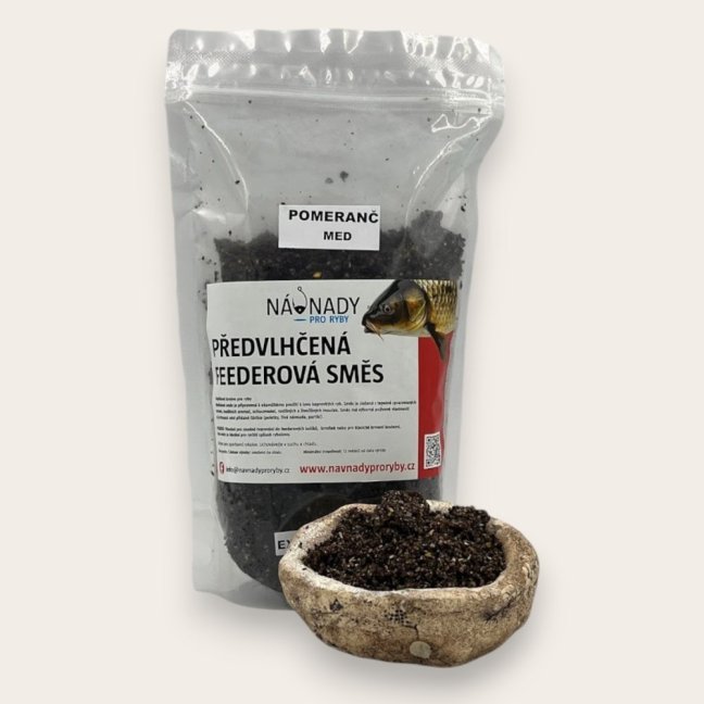 Předvlhčená směs ČERNÝ POMERANČ/MED - Hmotnost: 1,3 kg