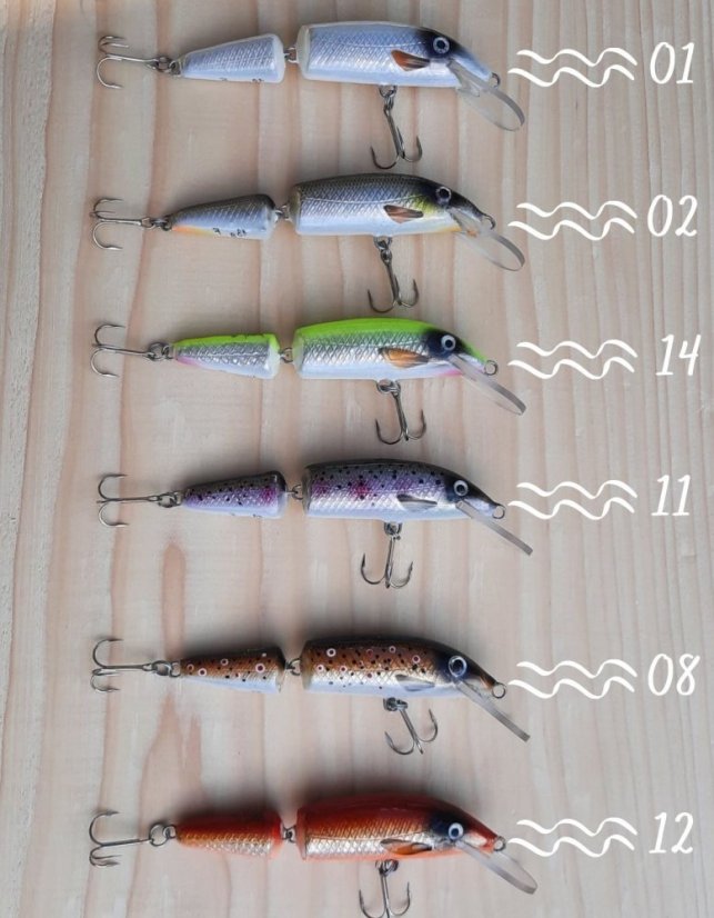 Návnady pro ryby - Wobler dvoudílný