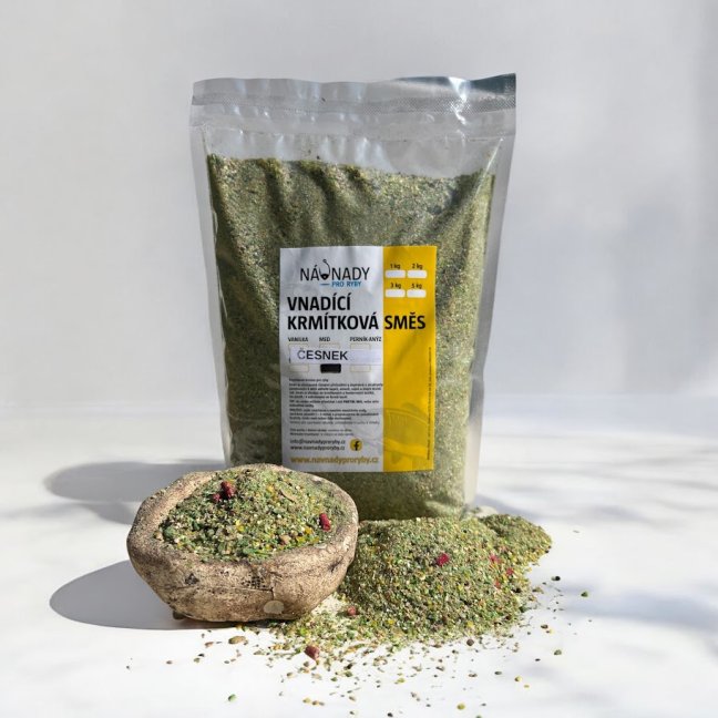 Vnadící krmítková směs - ČESNEK - Hmotnost: 1,0 kg