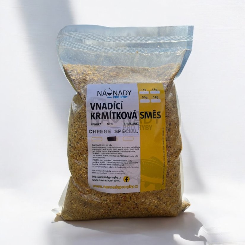 Vnadící krmítková směs - CHEESE SPECIAL - Hmotnost: 3,0 kg