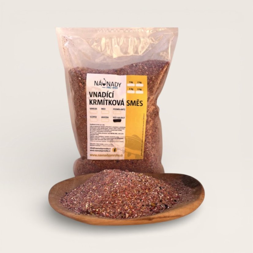 Vnadící krmítková směs - RED HALIBUT - Hmotnost: 5,0 kg