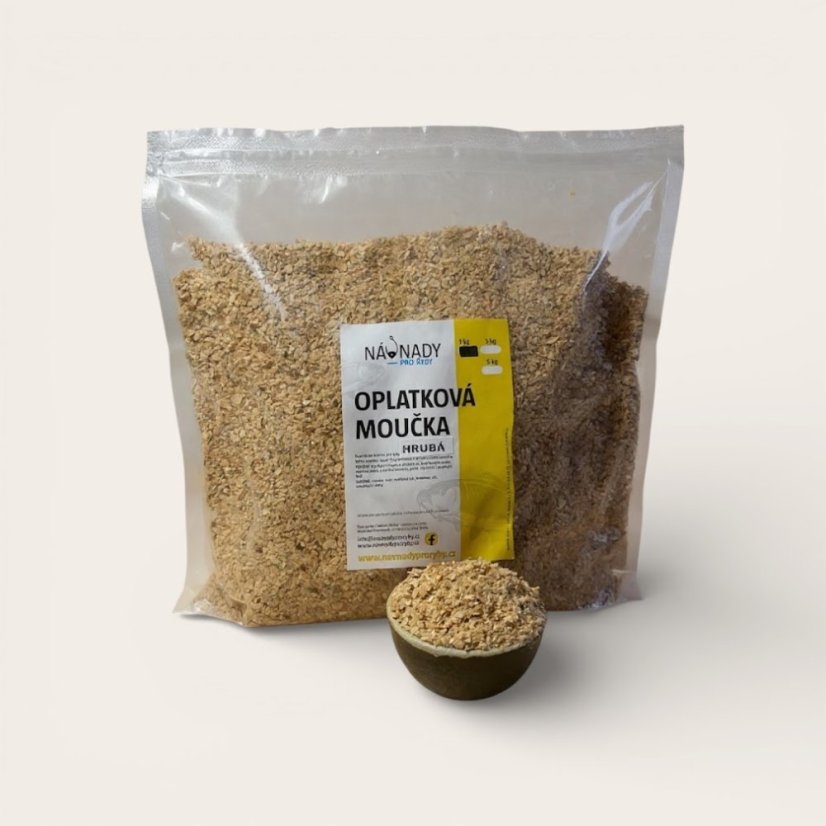 Oplatková moučka hrubá - Hmotnost: 1,0 kg